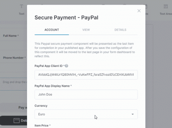 Building a PowForm payment Form
