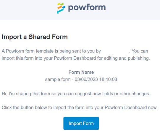import a shared form
