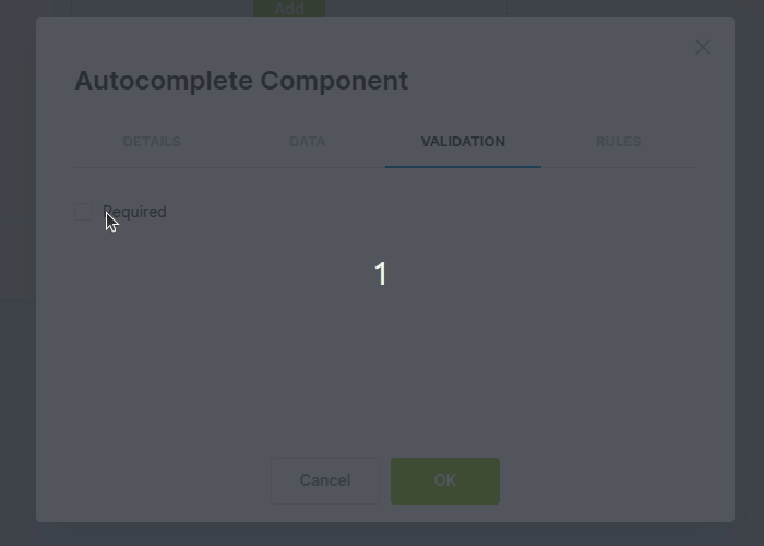 required validation